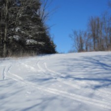 Ski trails that turned out to actually be my friends'!